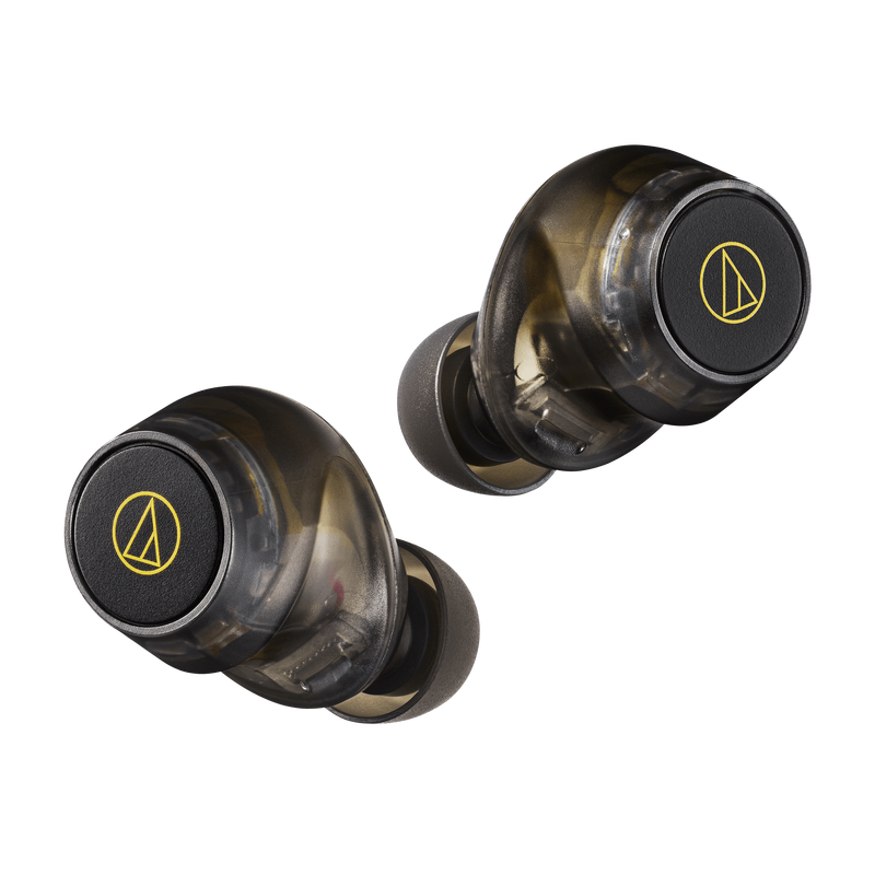 Audio-Technica ATH-CKS30TW+ Wireless Earbuds (Transparent Black)