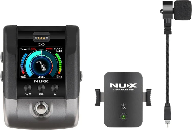 NUX B-6PRO Wireless System For Brass/Wind Instruments - 2.4 GHz