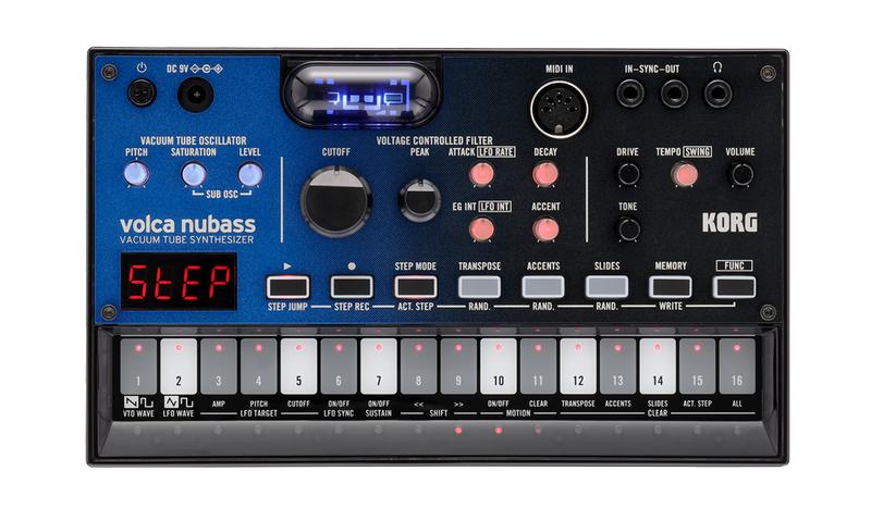 Korg VOLCA NUBASS Vacuum Tube Synthesizer