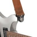 D'Addario PWSAL409 Polypropylene Auto Lock Guitar Strap (Brown)