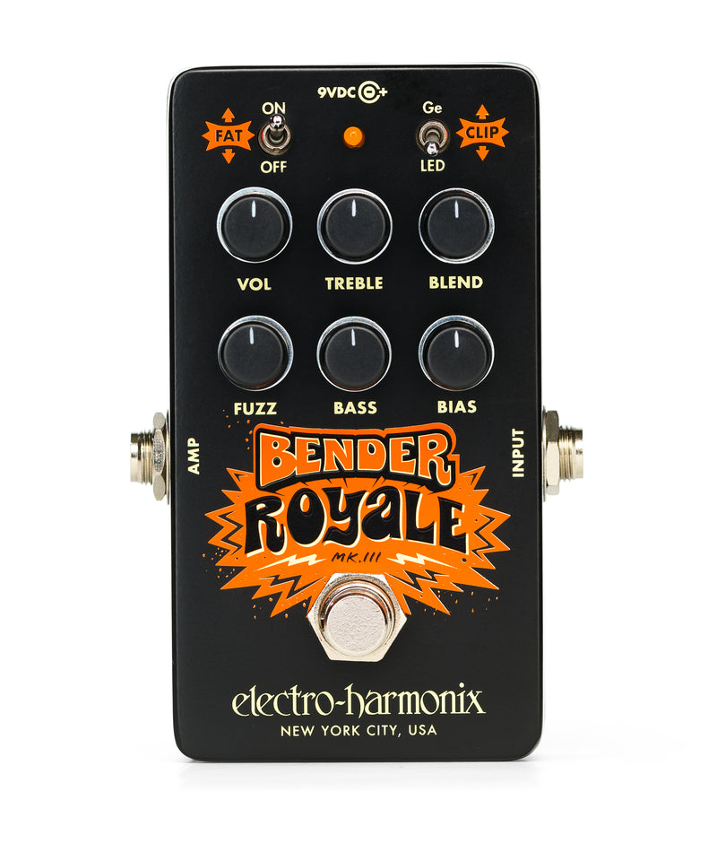 Electro-Harmonix BENDER ROYAL Germanium Fuzz Pedal (Black)