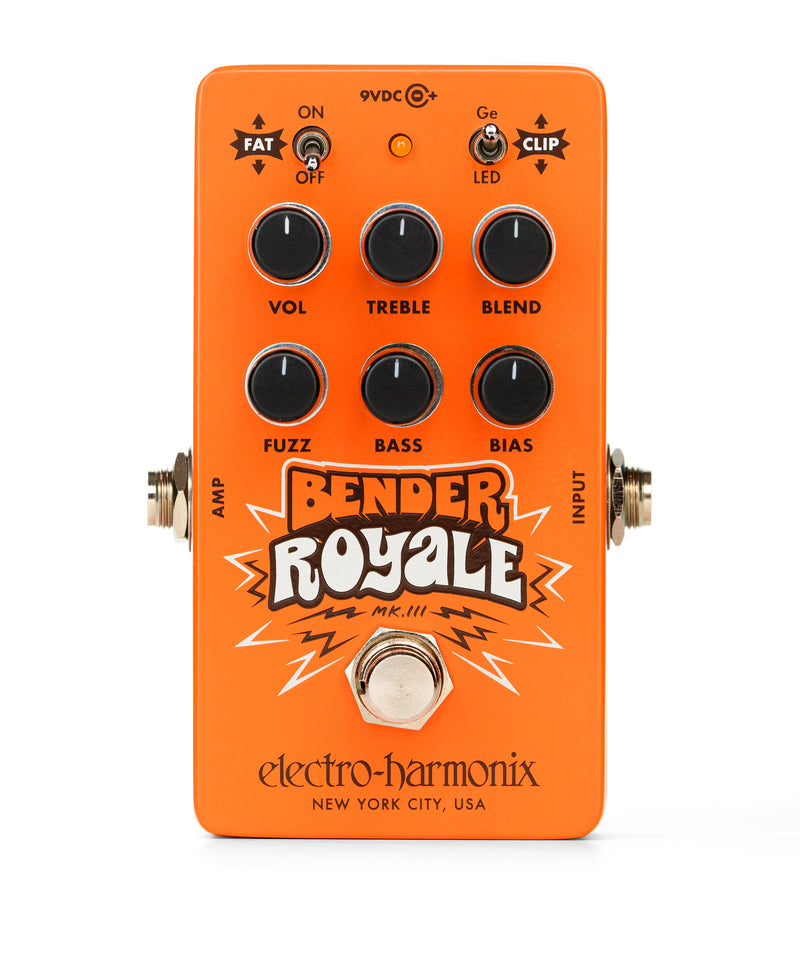 Electro-Harmonix BENDER ROYAL Germanium Fuzz Pedal (Orange)