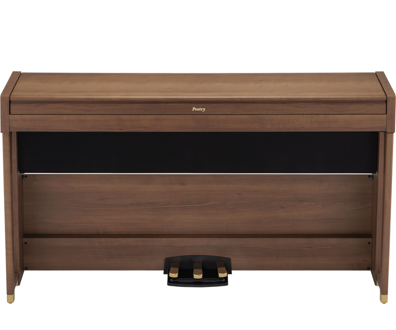 Korg POETRY 88-key RH3 Elegant Upright Digital Piano with Bluetooth Audio Playing (Wood Grain Exterior)