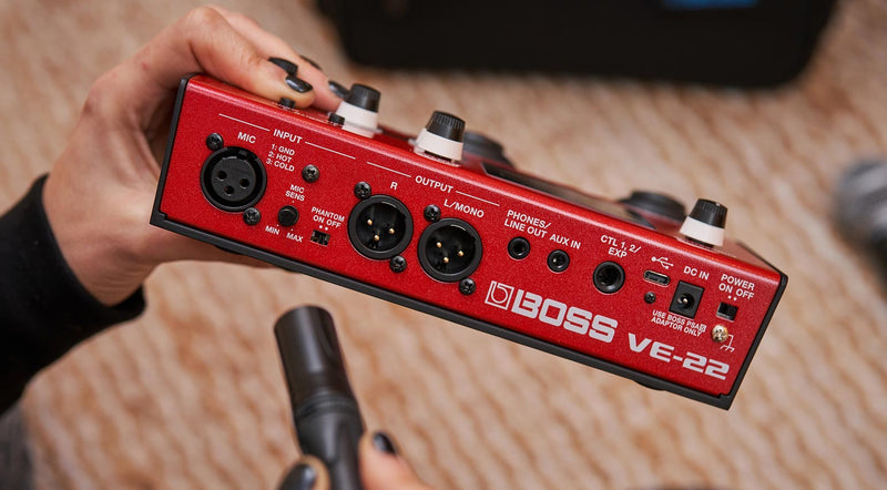 BOSS VE-22 Effets vocaux et préampli microphone professionnel