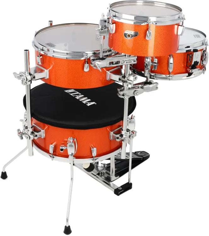 Tama CJB46BOS  4-Piece Shell Pack With Snare Drum (Bright Orange Sparkle)