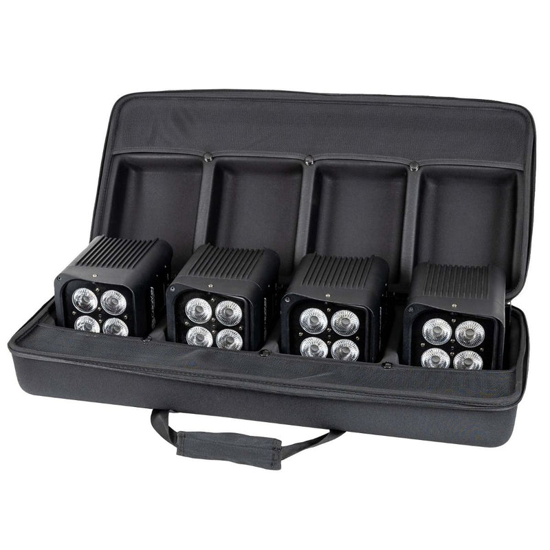 ColorKey CKU-7064 4-Pack AirPar HEX 4 Bundle with Hardshell Case