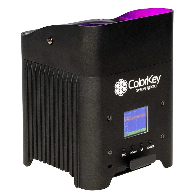 ColorKey CKU-7064 4-Pack AirPar HEX 4 Bundle with Hardshell Case