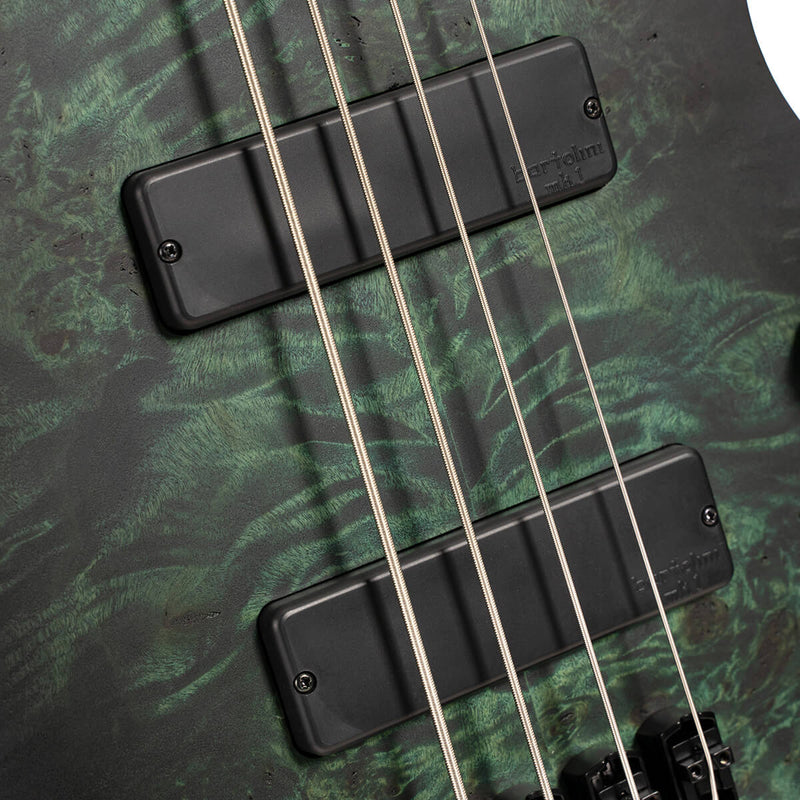 Cort SPACE 4 Headless Electronic Bass Guitar (Star Dust Green)