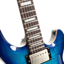 Cort M600-BB Electric Guitar (Blue Burst)