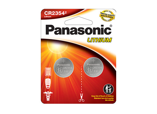 Panasonic CR2354PA2BL 3.0 Volt Lithium Coin Cell Battery - 2 Pack