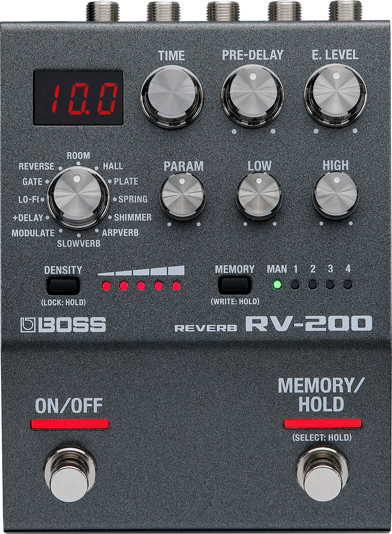 BOSS RV-200 Reverb Pedal