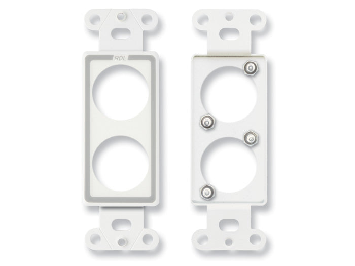 RDL D-D2 Double Plate for Standard Connectors