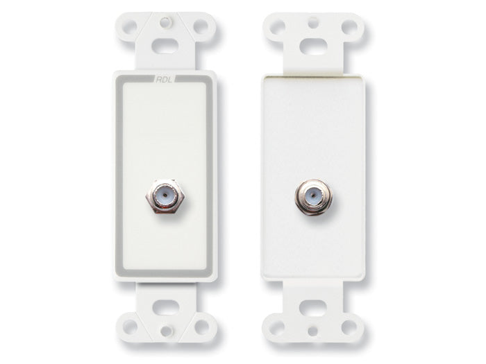 RDL D-F Double Type F Wall Plate