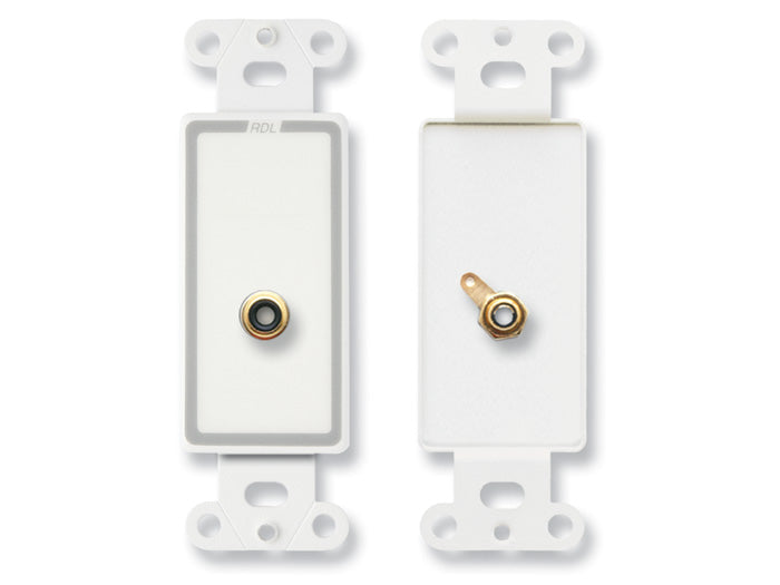 RDL D-PHN1 Single RCA Jack Wall Plate