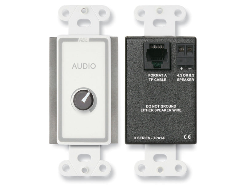 RDL D-TPA1A Audio Power Amplifier Wall Plate - 3.5W