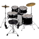 DDrum D1 JUNIOR 5-Piece Complete Drum Set With Cymbals (Midnight Black)