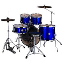 DDrum D2 5-Piece Complete Drum Set With Cymbals (Cobalt Blue)