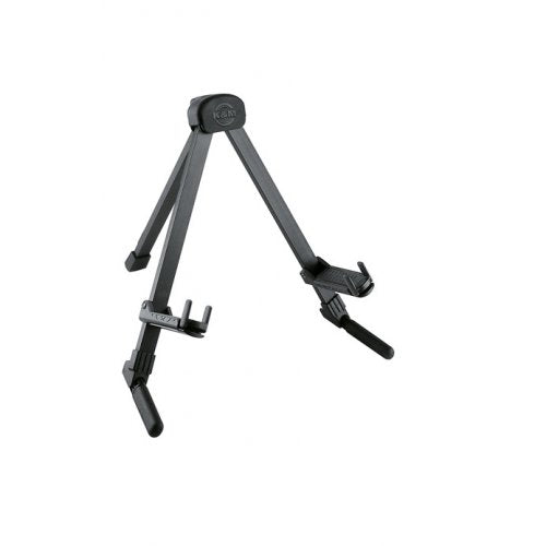 K&M 17550 Support de guitare de voyage pliable pour guitares acoustiques/électriques