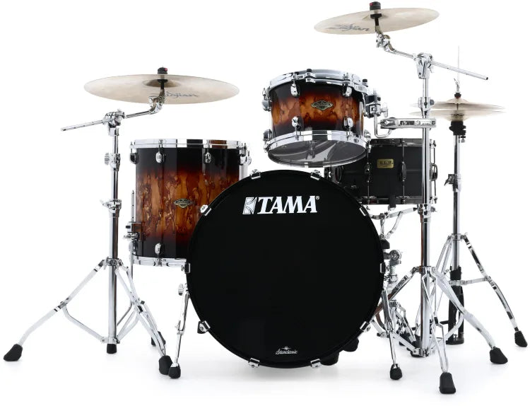 Tama WBS32RZSMBR 3-Piece Drum Shell Pack (Molten Brown Burst)