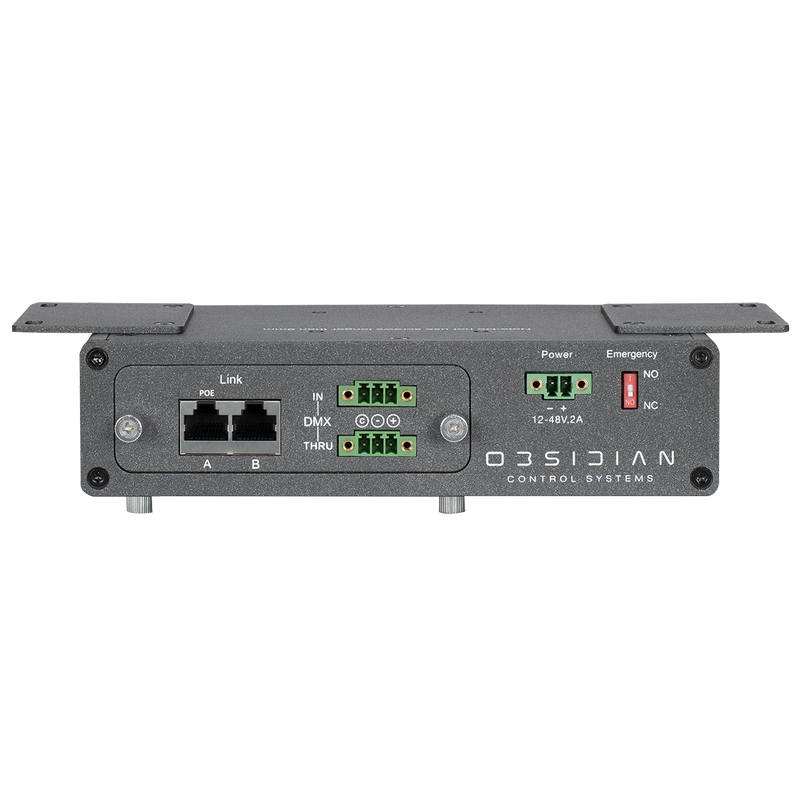 Obsidian NDR241 24 Port DIN-Rail 0-10V Ethernet DMX Gateway