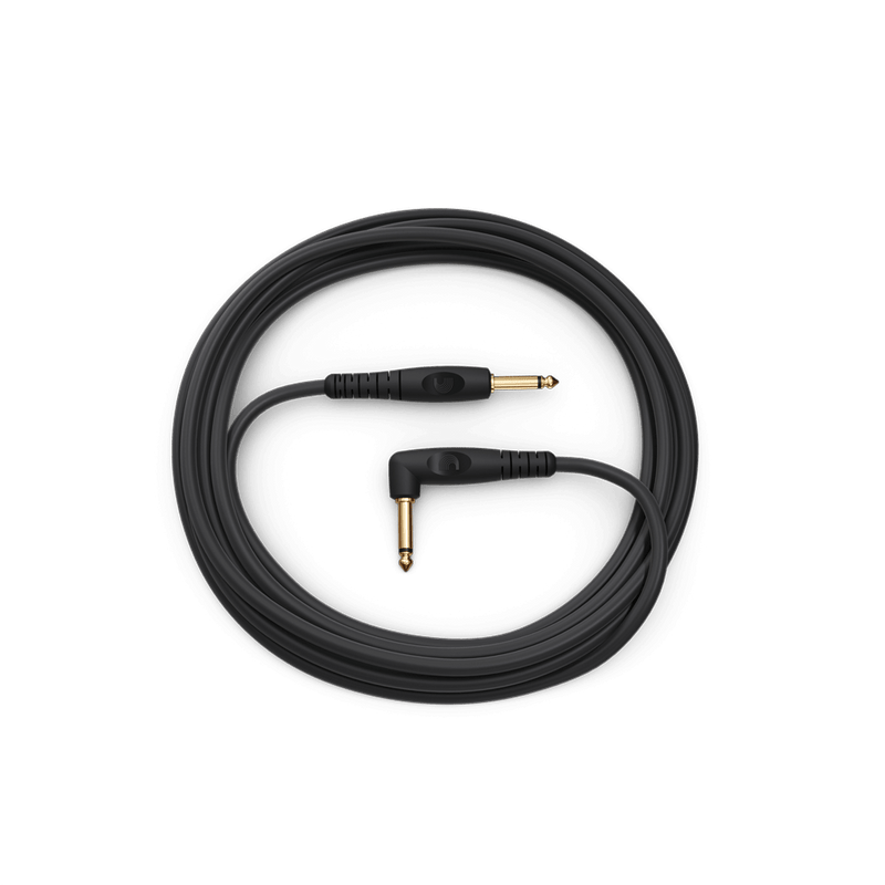 D'Addario PW-GRA-20 Custom Series Instrument Cable (Straight To Right Angle) - 20'