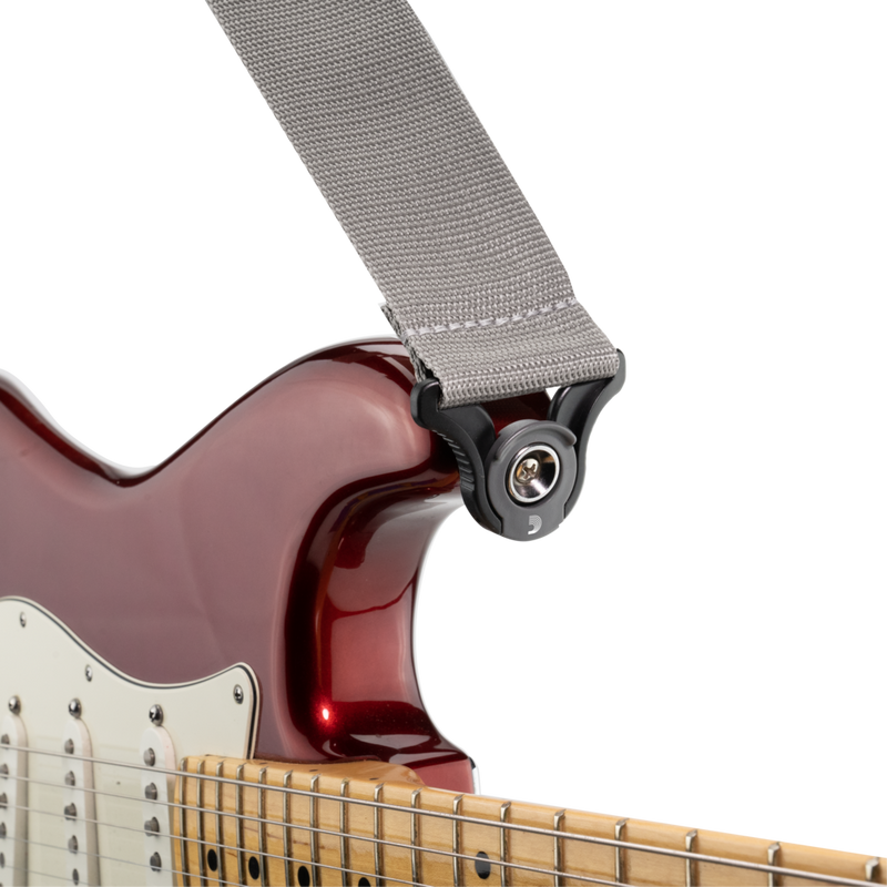 Planet Waves PWSAL405 Auto Lock Guitar Strap (Silver)