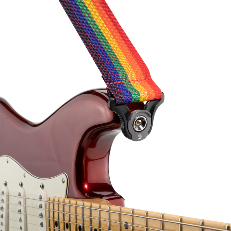 Planet Waves PWSAL411 Auto Lock Guitar Strap (Rainbow)