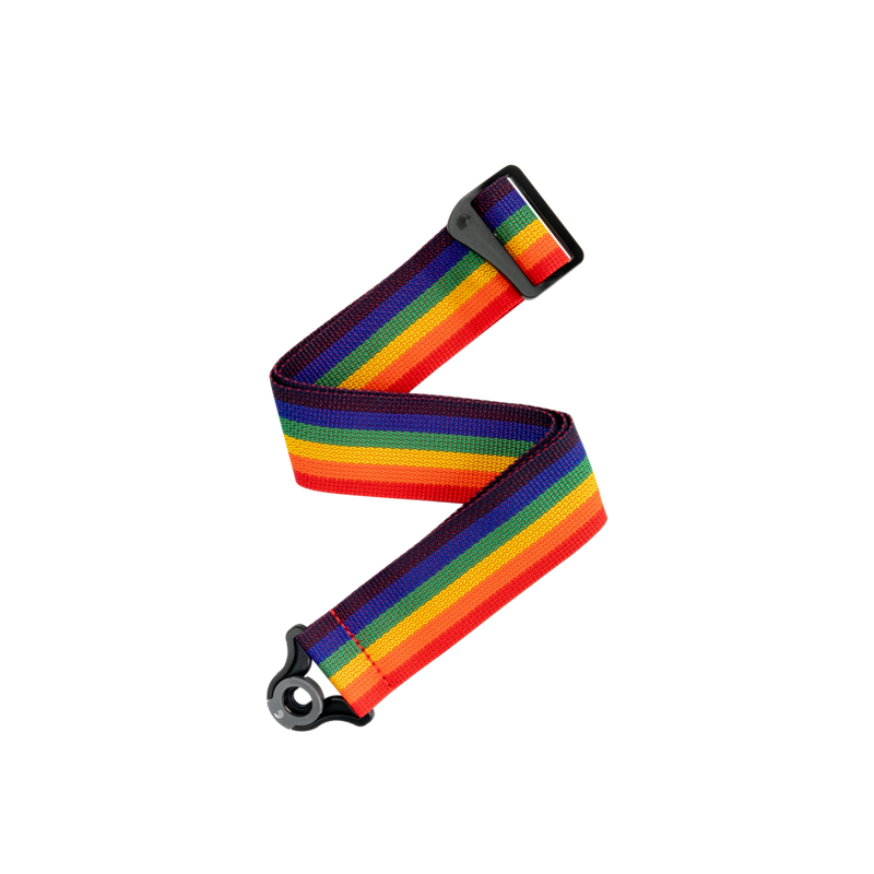 Planet Waves PWSAL411 Auto Lock Guitar Strap (Rainbow)