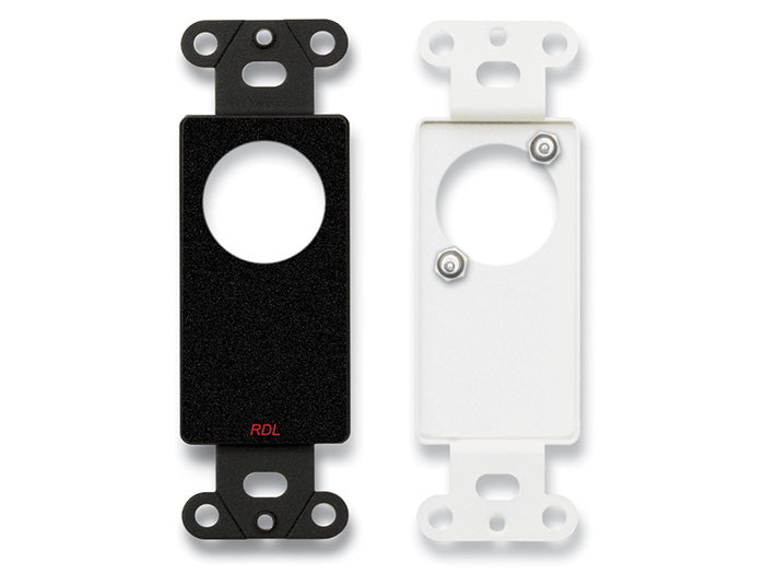 Plaque unique RDL DB-D1T pour les connecteurs standard et spécialisés