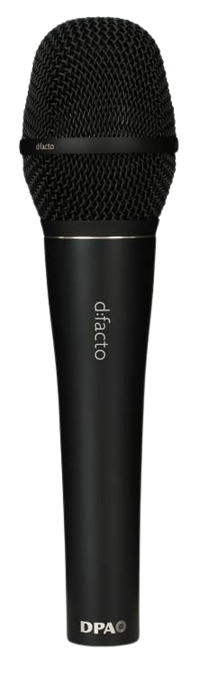 DPA Microphones d:facto II Supercardioid Vocal Microphone w/DPA Handle (Matte Black)