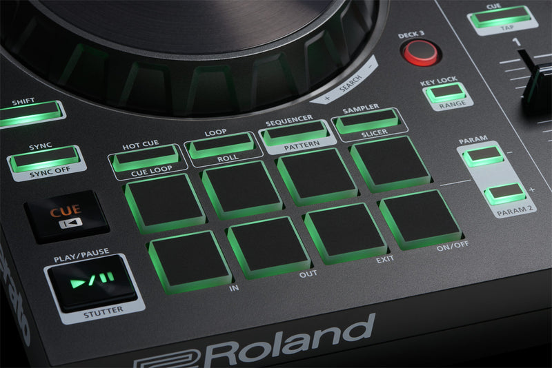 Roland DJ-202 Contrôleur DJ Serato Lite 2 canaux
