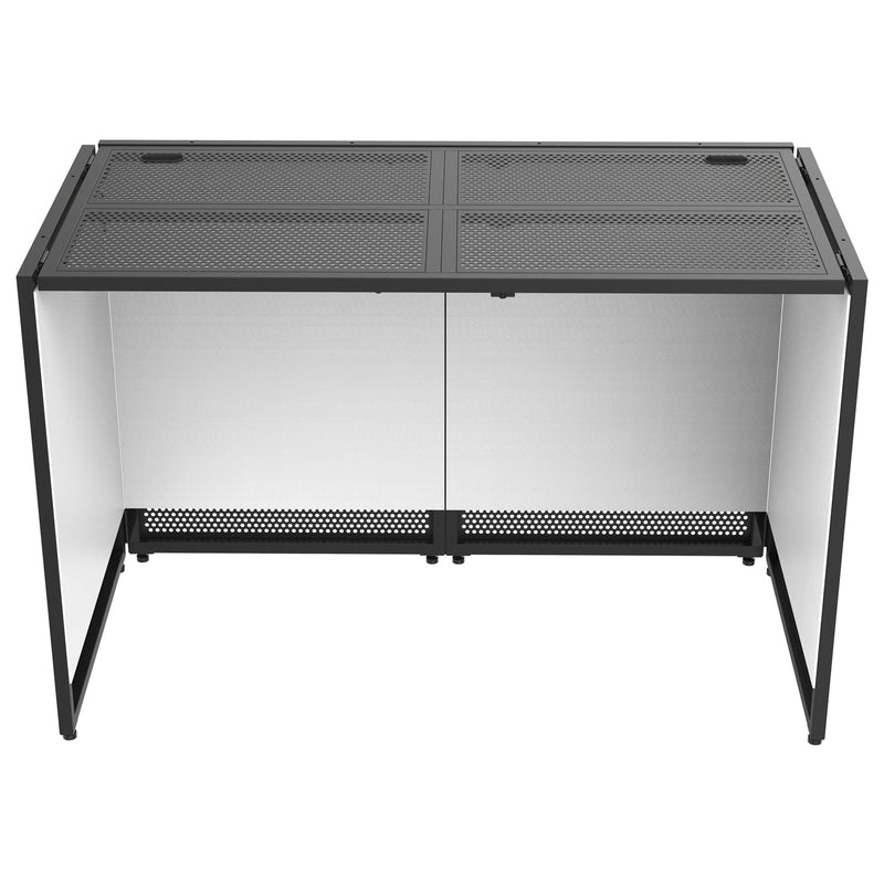 Odyssey DJBOOTH50 Wide Surface DJ and Live Sound Booth with Removable Top - 50"