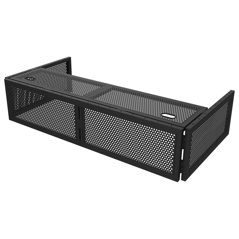 Odyssey DJBOOTH50 Wide Surface DJ and Live Sound Booth with Removable Top - 50"