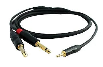 Digiflex HIN-1K-2P-15 1/8" to Stereo 1/4" - 15 Foot