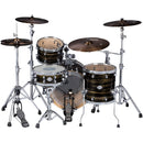 DDrum DOMINION Birch 4-Piece Shell Pack (Brushed Olive Metallic Wrap)