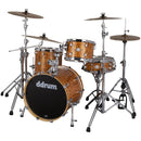 DDrum DOMINION Birch 4-Piece Shell Pack (Satin Bubinga Wrap)