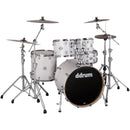 DDrum DOMINION Birch 5-Piece Shell Pack (Paper White Wrap)