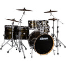 DDrum DOMINION Birch 6-Piece Shell Pack (Brushed Olive Metallic Wrap)