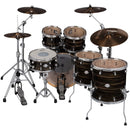 DDrum DOMINION Birch 6-Piece Shell Pack (Brushed Olive Metallic Wrap)