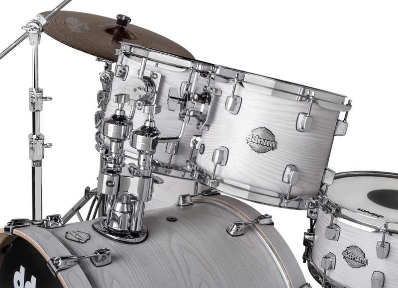 DDrum DOMINION Birch 6-Piece Shell Pack (Paper White Wrap)