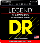 DR Handmade Strings FL-13 Flat Wound Electric Guitar Strings Medium Heavy - 13-54
