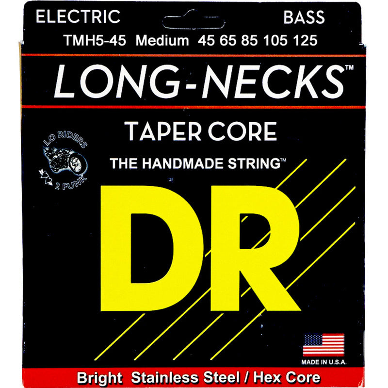 DR Handmade Strings TMH5-45 5 Electric Bass Strings Medium - 45-125