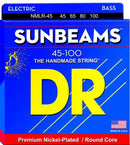 DR Handmade Strings NMLR-45 Sunbeam Nickel Plated Bass Guitar Strings - Medium Light 45-105