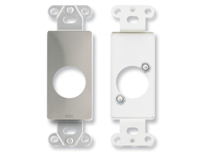 RDL DS-D1 Single Blank Wall Plate for Standard and Specialty Connectors