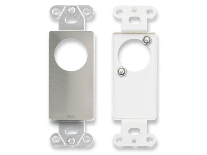 RDL DS-D1T Single Blank Wall Plate for Standard and Specialty Connectors