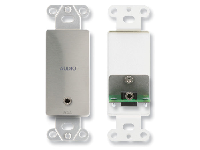 RDL DS-MJPT Mini Jack Pass Through Wall Plate