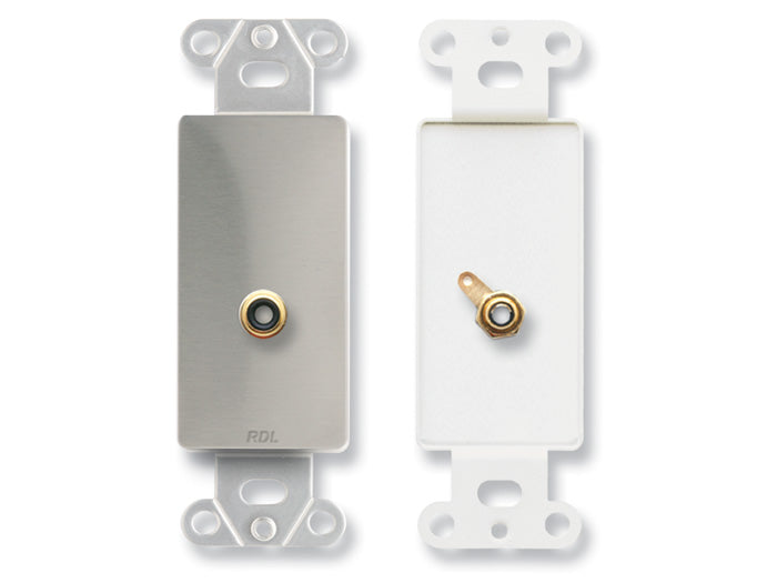 RDL DS-PHN1 Single RCA Jack Wall Plate