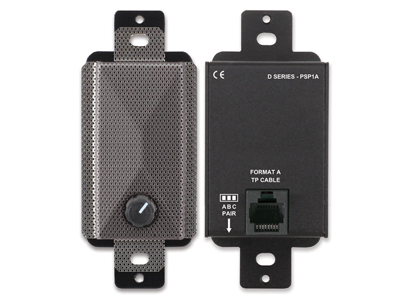 RDL DS-PSP1A Active Loudspeaker Wall Plate - Format A