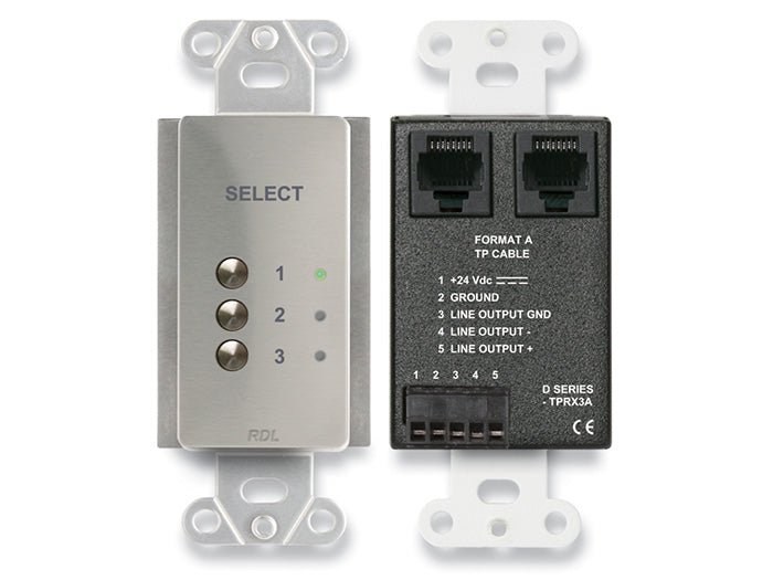 RDL DS-TPRX3A Three Input Format-A Source Selector