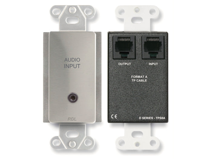 RDL DS-TPS8A Mini Jack Input Wall Plate